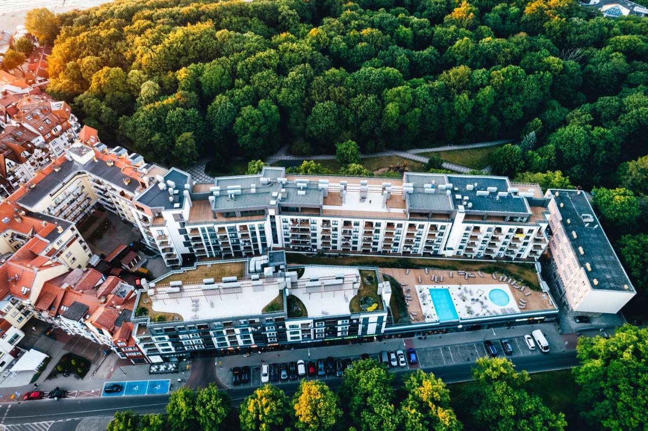 Nadmorskie Tarasy Pink&blue Z Prywatnym Tarasem Basen Kryty&zewnetrzny Infinity Silownia Sala Zabaw Apartment Kolobrzeg