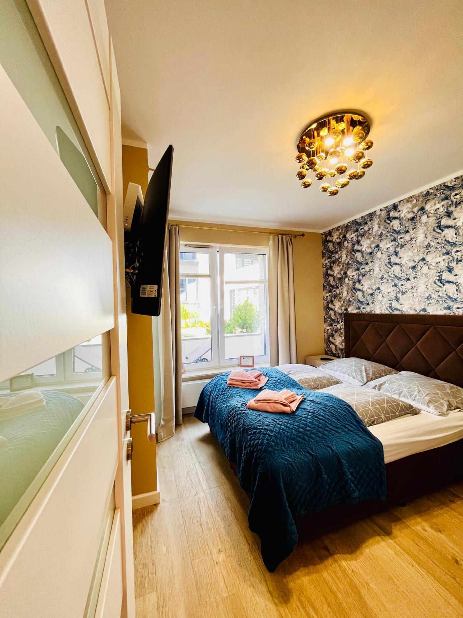 Apartment Nadmorskie Tarasy Pink&blue Z Prywatnym Tarasem Basen Kryty&zewnetrzny Infinity Silownia Sala Zabaw